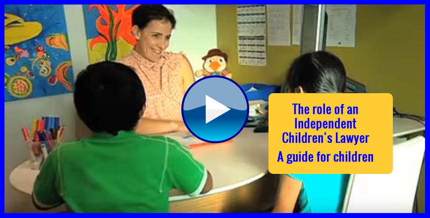 Independent Childrens Lawyer - video guide for children Divorce Resource - Independent Children's Lawyer